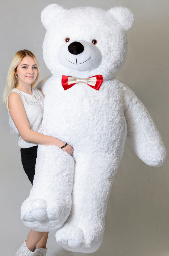 Плюшевий ведмідь Mister Medved Білий 2 метра
