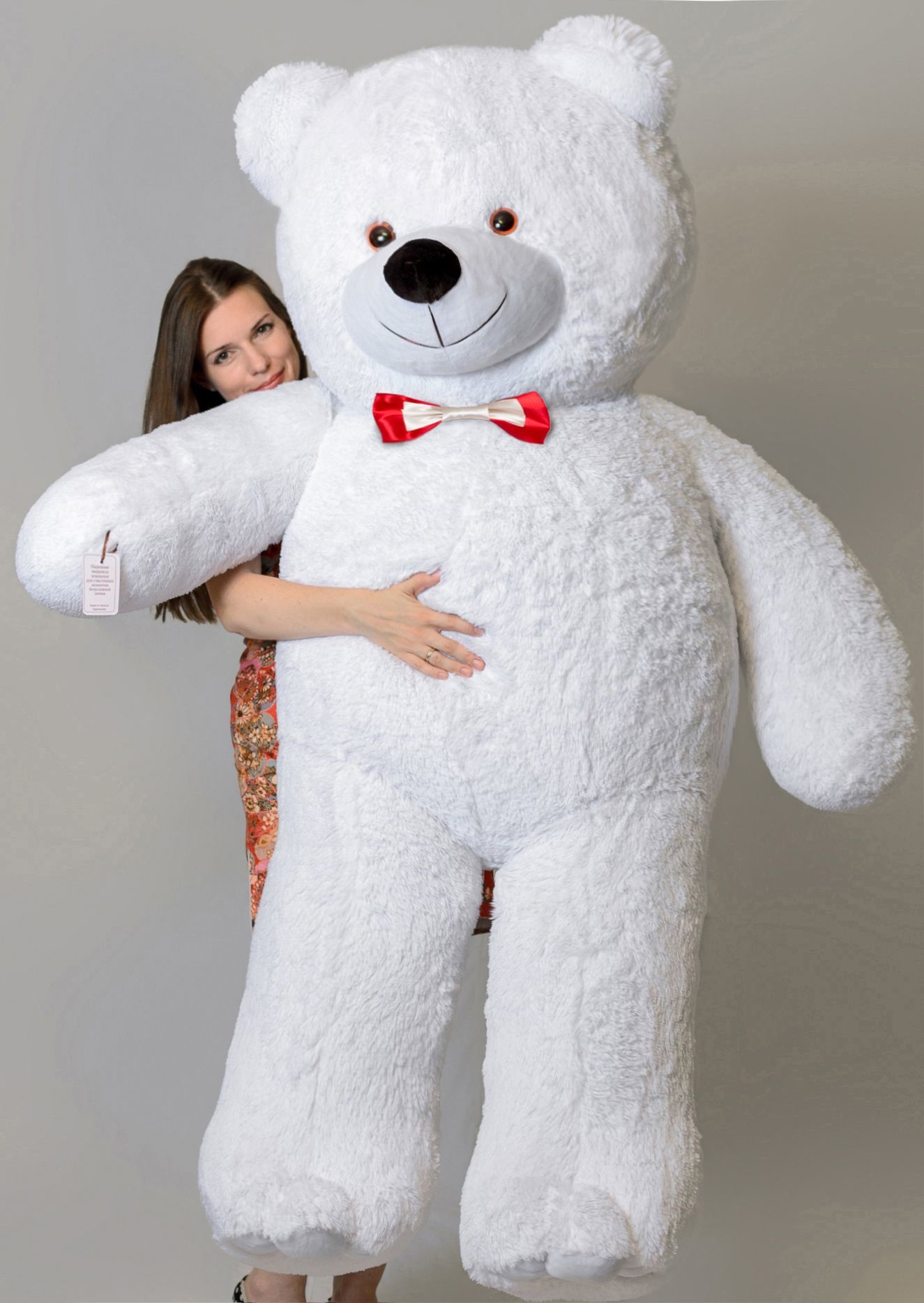 Плюшевий ведмідь Mister Medved Білий 2 метра