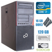 Б/в Fujitsu P720 Tower / Intel Core i7-4770s (4 (8) ядра по 3.1 - 3.9 GHz) / 12GB DDR3 / 120 GB SSD+500 GB HDD / USB 3.0