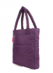 Дута довга сумка прошита горизонтально, фіолетова / POOLPARTY