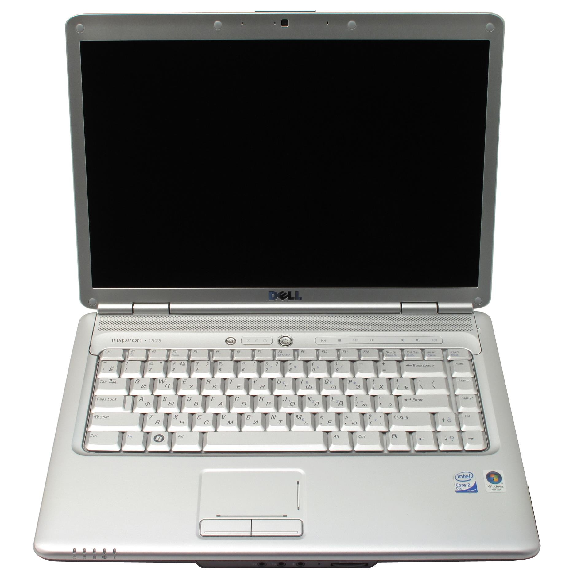 Б/в Ноутбук Dell Inspiron 1525 / Intel Core 2 Duo T8100 / 4 Гб / HDD 320 Гб / Клас B (не працює батарея)