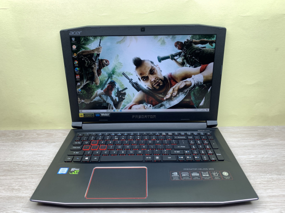 Б/в Ноутбук Acer Predator Helios300 / Intel Core i5-8300H / 8 Гб / SSD 240 Гб + HDD 1 Тб / Клас B