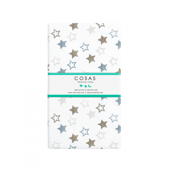 Простирадло STARS CLEAR GREY BEIGE (Cosas)