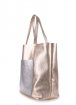 Шкіряна сумка Mania, золото-срібло / POOLPARTY