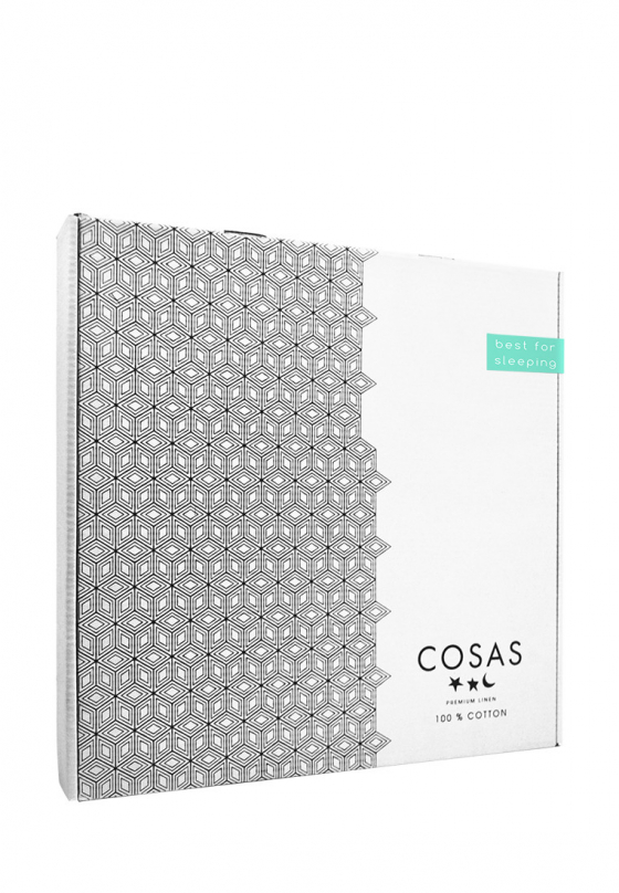 Комплект постільної білизни FOLIAGE MINT WHITE GREY (Cosas)