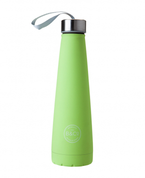 Термопляшка Summit B&Co Conical Bottle Flask Rubberized Apple Green 450 мл