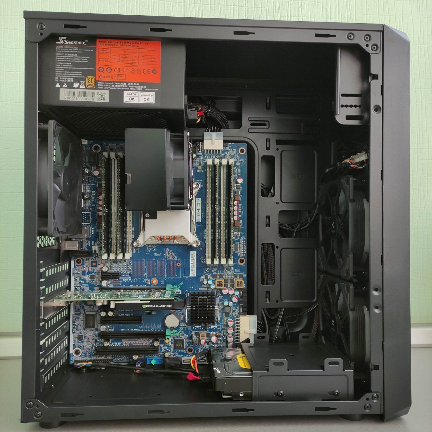 Б/в Робоча станція Vinga Tower Intel Xeon E5-2680 / 32 Гб / HDD 1 Тб