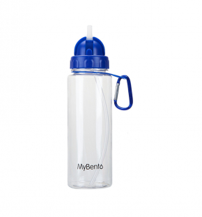 Спортивна пляшка для води Summit MyBento Bottle With Flip Straw Синя 700 мл