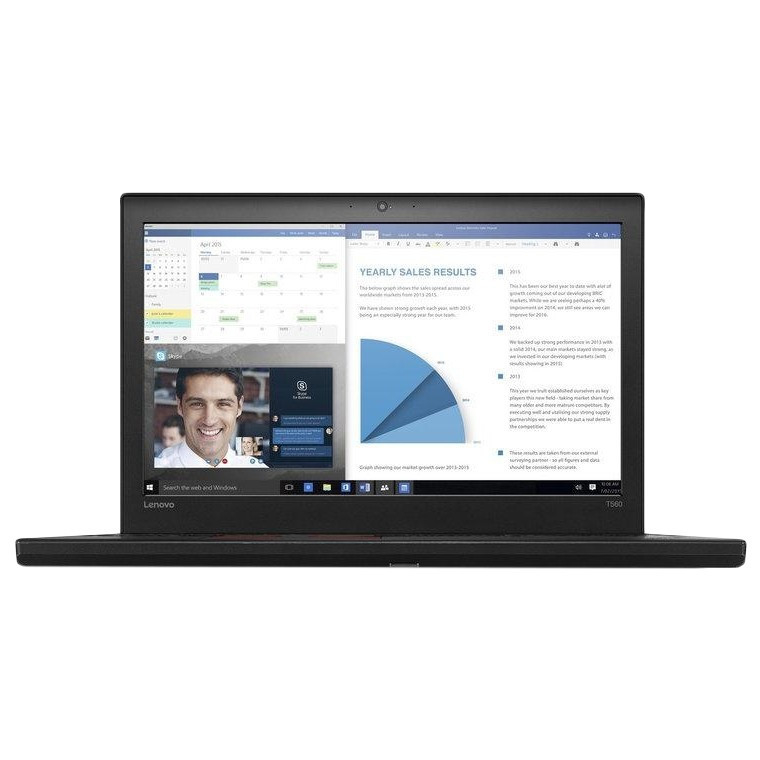 Б/в Ноутбук Lenovo ThinkPad T560 / Intel Core i5-6300U / 8 Гб / HDD 500 Гб / Клас A