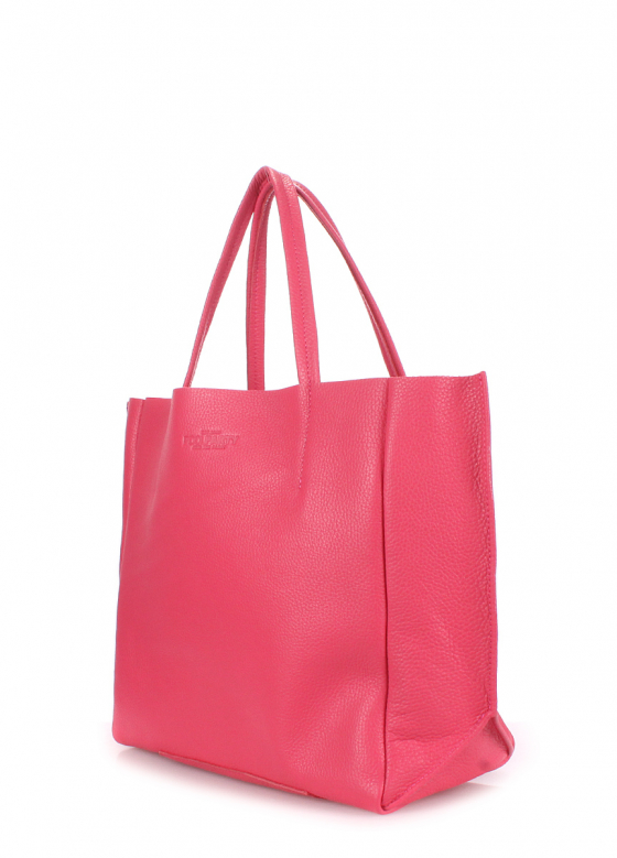 Шкіряна сумка Soho, рожева / POOLPARTY