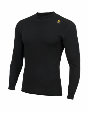 Термокофта HotWool Crew Neck Unisex Black / Aclima 