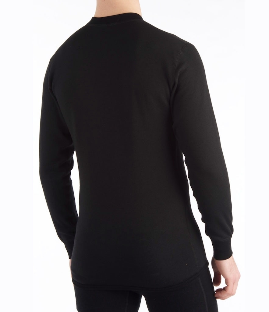 Термокофта HotWool Crew Neck Unisex Black / Aclima 