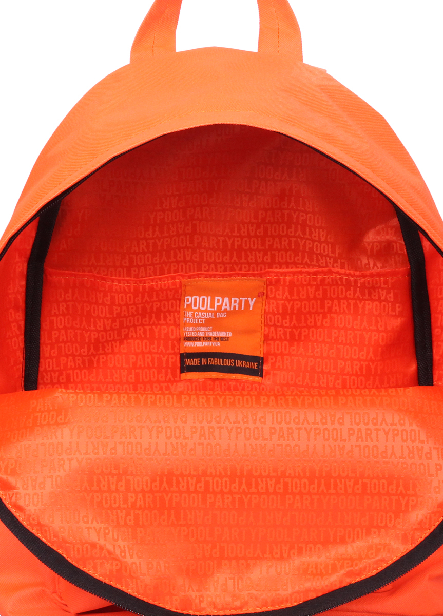 Повсякденний рюкзак помаранчевий / POOLPARTY