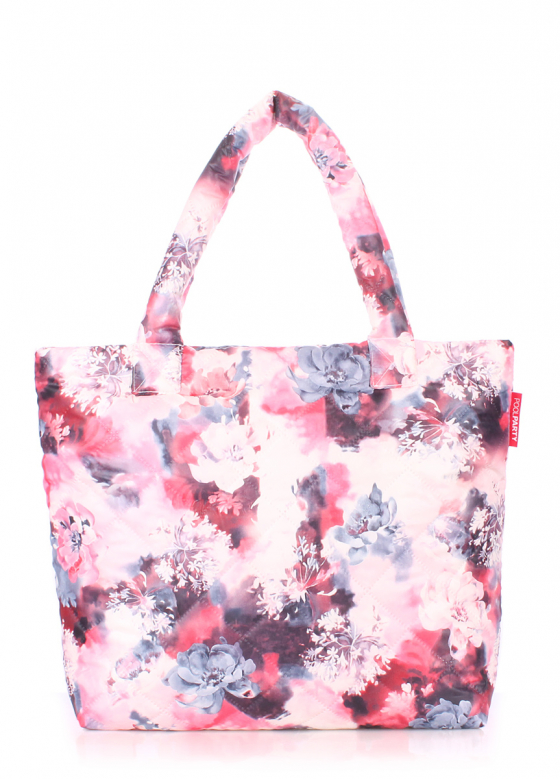 Дута сумка з квітковим принтом, рожева / POOLPARTY