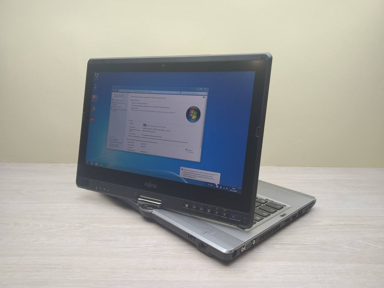 Б/в Ноутбук Fujitsu Lifebook T902 / intel Core i5 (3 покоління) / 8 Гб / 120 Гб / Клас A