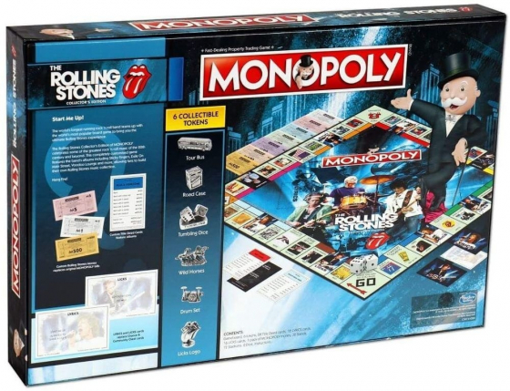 Монополія: Rolling Stones / Monopoly The Rolling Stones Collector's Edition англійською мовою (Winning Moves)