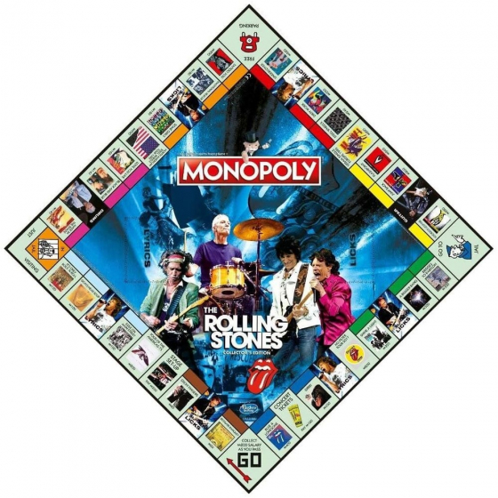 Монополія: Rolling Stones / Monopoly The Rolling Stones Collector's Edition англійською мовою (Winning Moves)