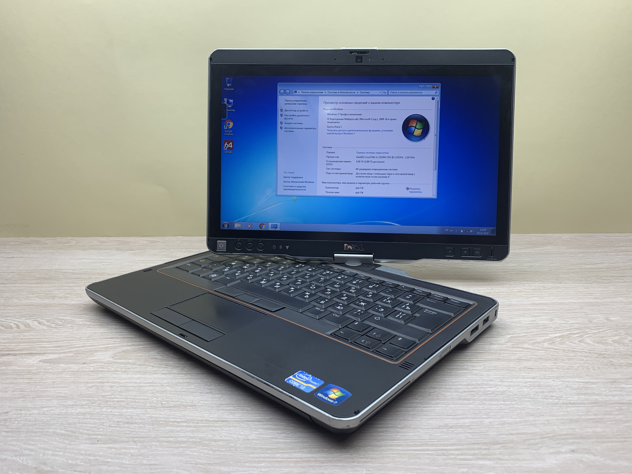 Б/в Ноутбук Dell Latitude XT3 / Intel Core i3 (2 покоління) / 4 Гб / Клас B