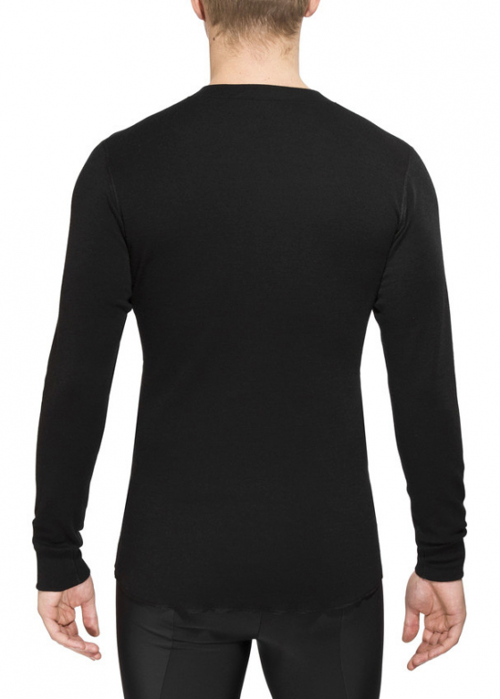 Термокофта LightWool Shirt Crew Neck Man JetBlack / Aclima 