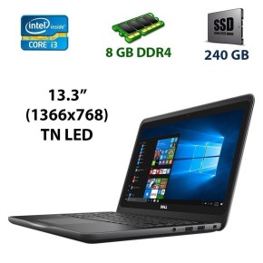 Б/в Ультрабук Dell Latitude 13 3380 Intel Core i3-6006U / 8 Гб / SSD 240 Гб / Клас А