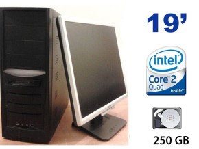 Б/в Системний блок Tower Intel Core 2 Quad Q8200 / 3 Гб / HDD 250 Гб