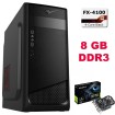 Б/в Системний блок Terra Tower AMD FX-4100 / 8 Гб / HDD 500 Гб