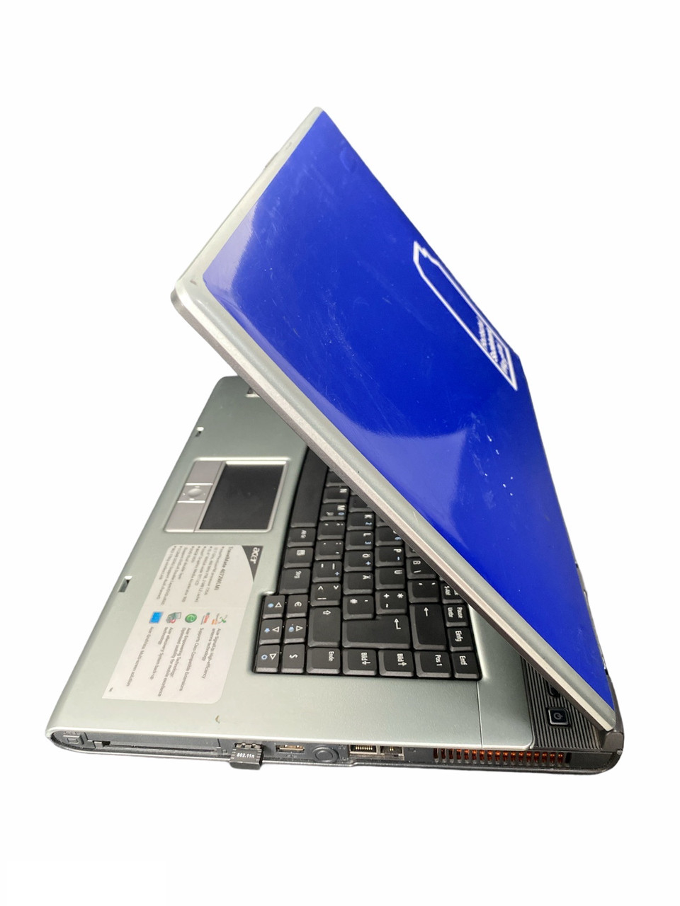 Б/в Ноутбук Acer TravelMate 4070 / Intel Pentium M 745 / 1 Гб / HDD 60 Гб / Клас B (не працює батарея)