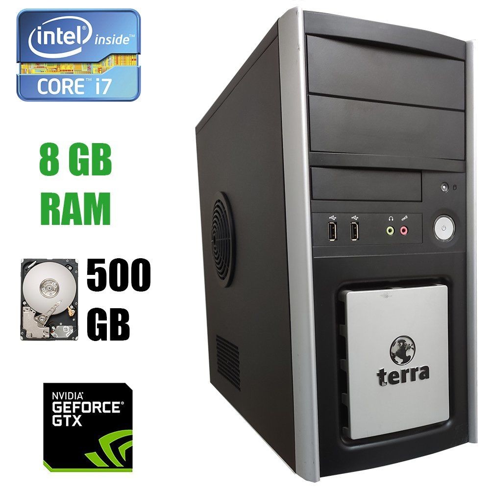 Б/в Системний блок Terra Tower Intel Core i7-2600 / 8 Гб / HDD 500 Гб