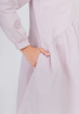 Сукня-сорочка зі скошеним воланом, рожеве / Bessa