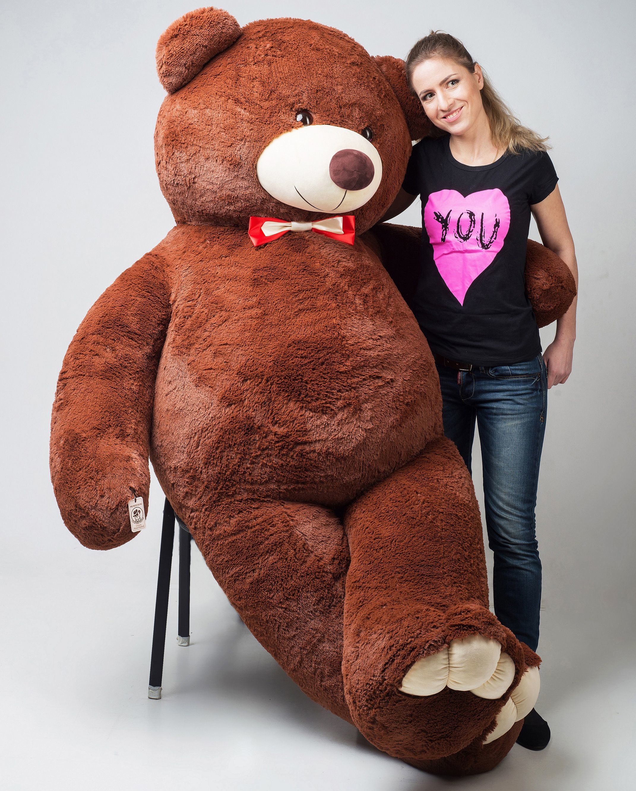 Плюшевий ведмідь Mister Medved Бурий 2 м 50 см