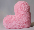 Плюшева іграшка Mister Medved Подушка-серце Рожева 30 см