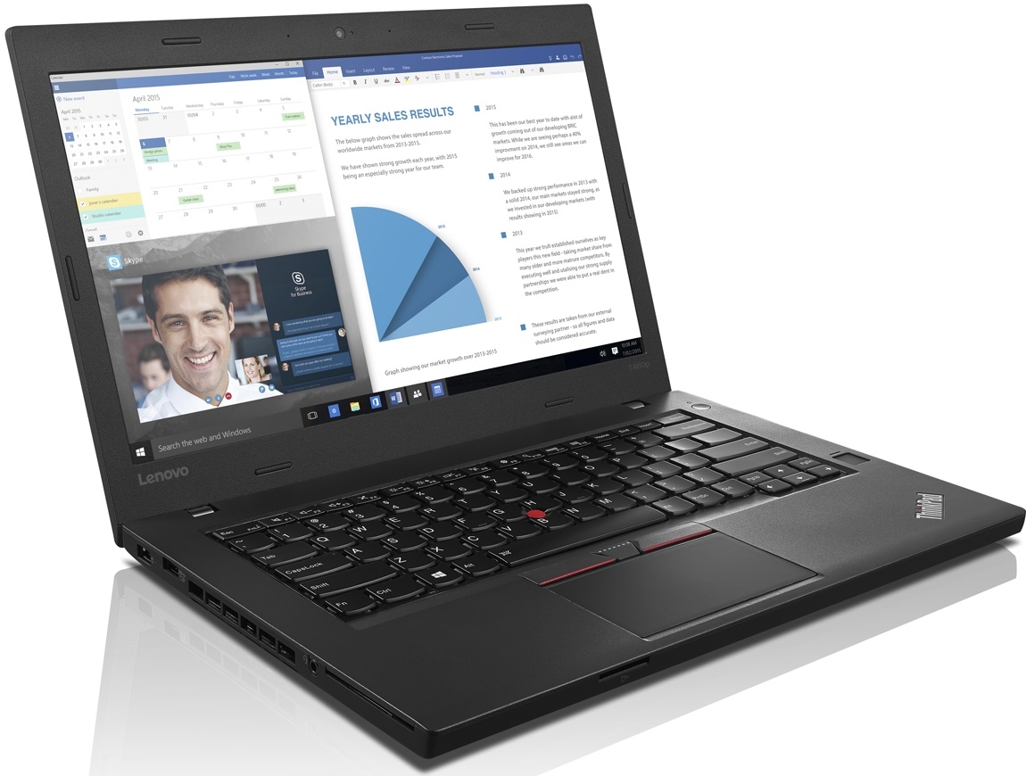 Б/в Ноутбук Lenovo ThinkPad T460p / Intel Сore i5-6440HQ / 16 Гб / 240 Гб / Клас B