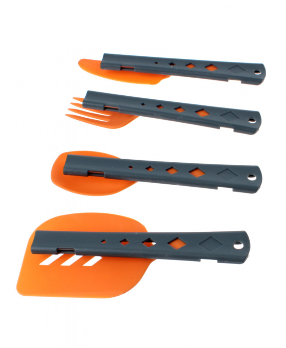 Набір столових приборів Summit 4PC Cutlery & Spatula Set Orange
