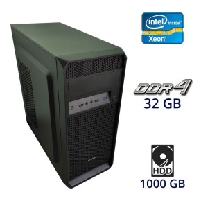 Б/в Рабочая станция Vinga Tower Intel Xeon E5-2680 / 64 Гб / HDD 1 Тб