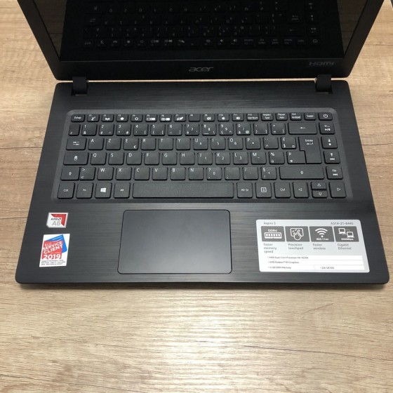 Б/в Ноутбук Acer Aspire A3 (314-21-6445) AMD A6-9220e / 8 Гб / SSD 256 Гб / Клас В