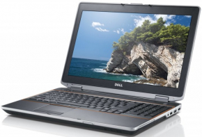 Б/в Ноутбук Dell Latitude E6520 / Intel Core i5-2520M / 4 Гб / HDD 320 Гб / Клас B (не працює батарея)