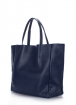Шкіряна сумка Soho, темно-синя / POOLPARTY