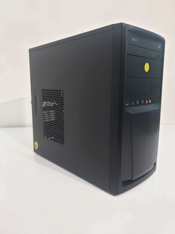 Б/в Midi Tower Black / Intel Core i5-2400 (4 ядра по 3.1 - 3.4 GHz) / 8 GB DDR3 / 120 GB SSD + 500 GB HDD / AMD Radeon RX550 2GB GDDR5 128bit / FSP 300W / DVD-ROM