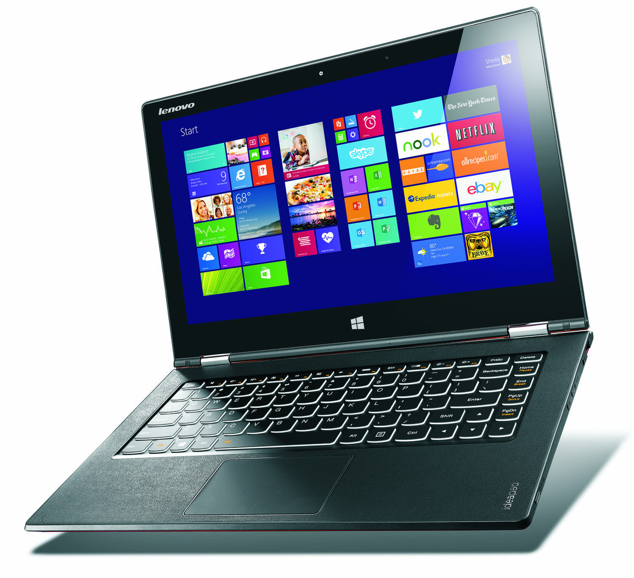 Б/в Ноутбук Lenovo Yoga 2 Pro / Intel Core i7-4500U / 8 Гб / 128 Гб / Клас C