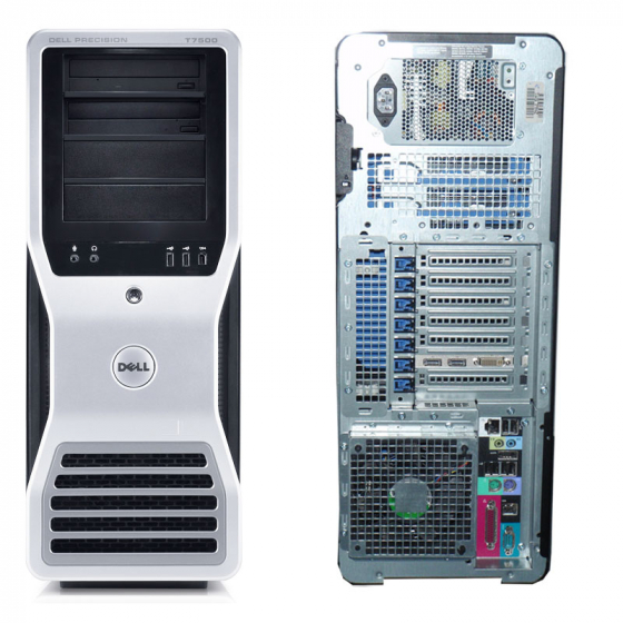 Б/в Системний блок Dell Precision T7500 / Intel Xeon / 8 Гб / 500 Гб / Клас B