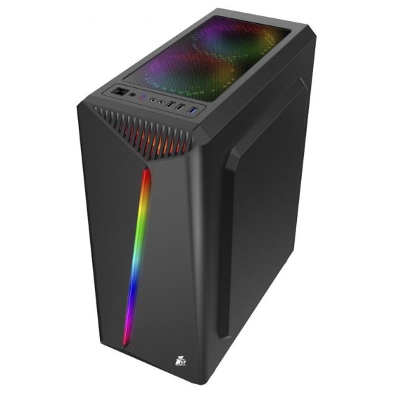 Б/в Системний блок 1stPlayer Rainbow Tower AMD Ryzen 5 2600 / 16 Гб / SSD 120 Гб + HDD 500 Гб