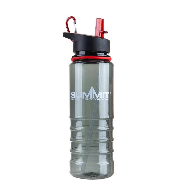 Пляшка Summit Tritan Bottle з соломинкою і карабіном Червона 700 мл