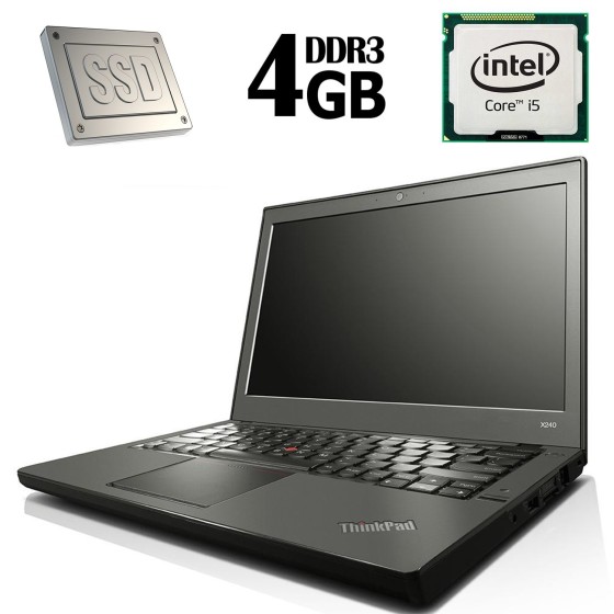 Б/в Ноутбук Lenovo X240 Intel Core i5-4200U / 4 Гб / SSD 128 Гб / Клас В