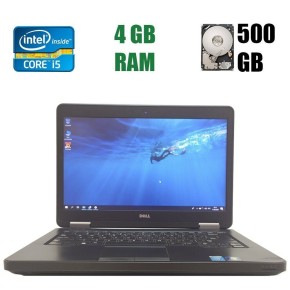 Б/в Ноутбук Dell Latitude E5440 Intel Core i5-4310U / 4 Гб / HDD 500 Гб / Клас А