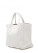 Шкіряна сумка Soho, біла / POOLPARTY
