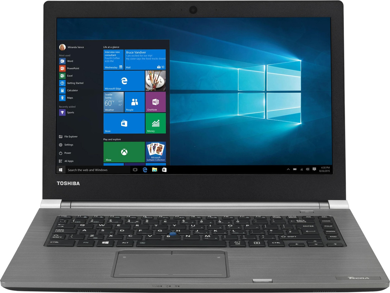 Б/в Ноутбук Toshiba Tecra A40-C-17C Intel Core i5-6200U/8 Гб/256 Гб/Клас B