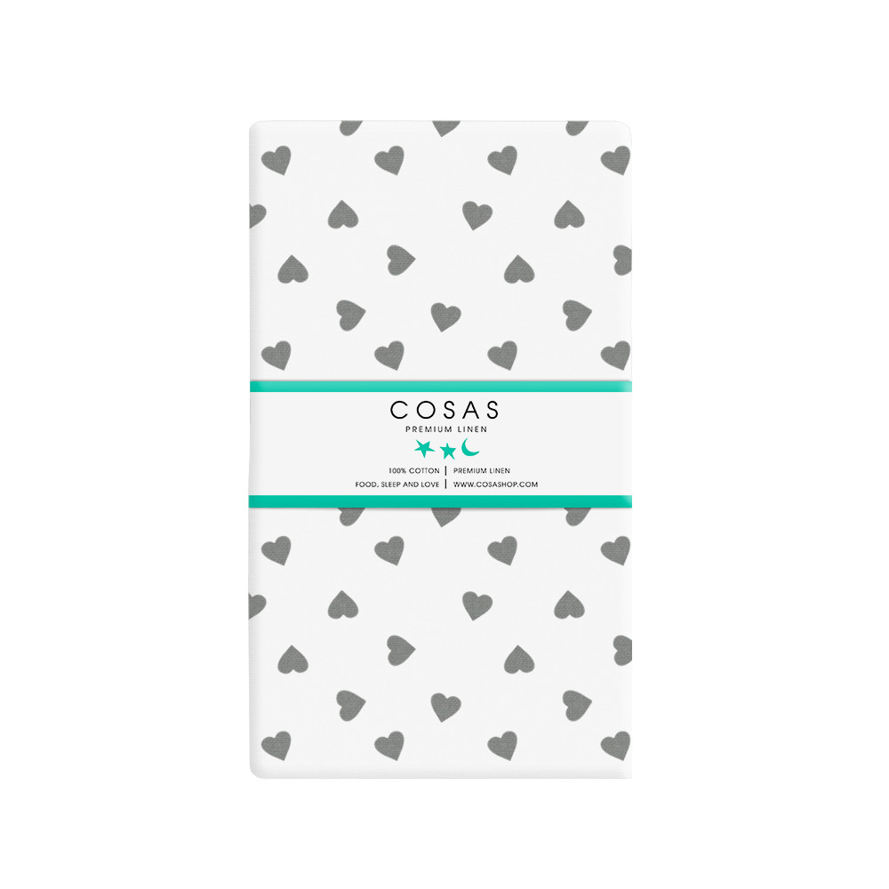 Простирадло LOVE GREY (Cosas)