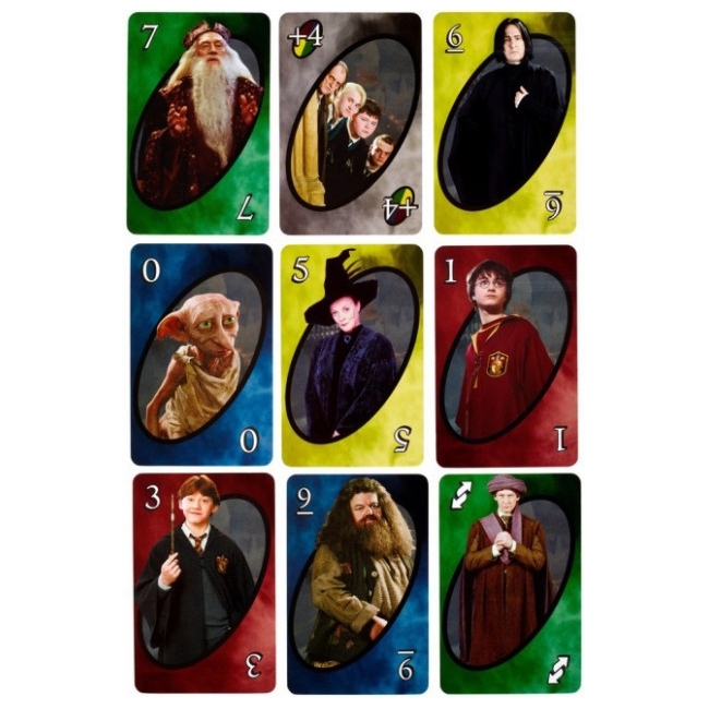 Уно: Гаррі Поттер / UNO Harry Potter російською мовою (Mattel)