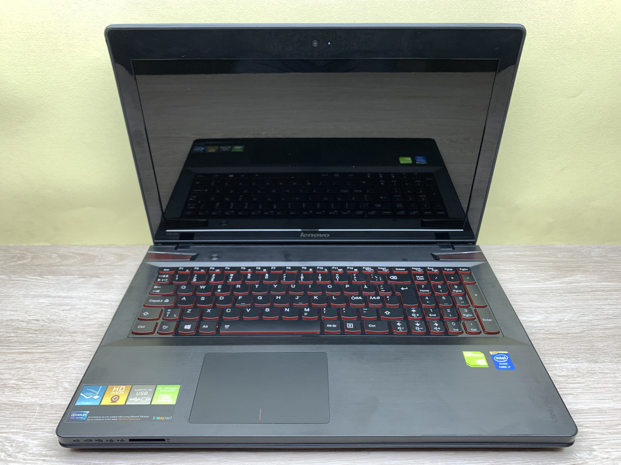 Б/в Ноутбук Lenovo Y510p / Intel Core i7 (4 покоління) / 16 Гб / SSD 120 + HDD 1 Тб / Клас B