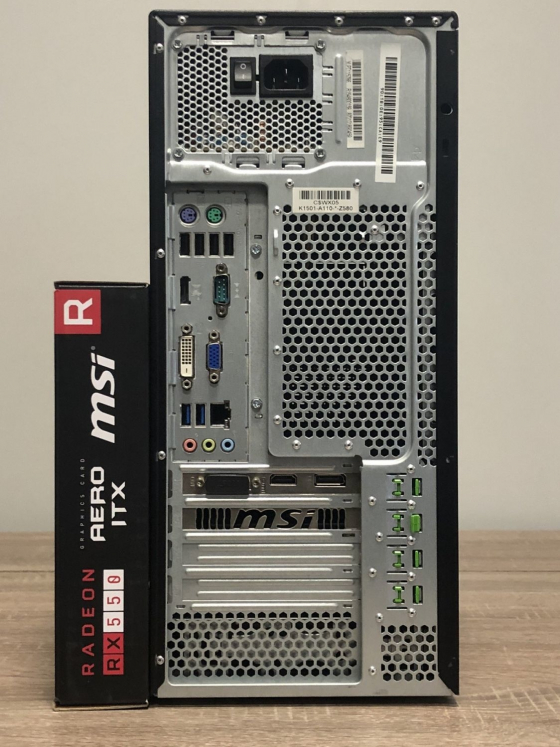 Б/в Fujitsu Esprimo P720 Tower / Intel Core i5-4440 (4 ядра по 3.1 - 3.3 GHz) / 8 GB DDR3 / 500 GB HDD / AMD Radeon RX 550, 2 GB GDDR5, 64-bit